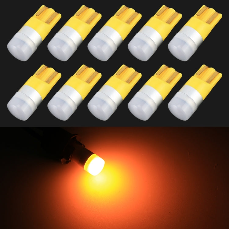 10 PCS T10 / W5W / 168 / 194 DC12V / 0.6W 1LEDs SMD-3030 Car Clearance Light (Yellow Light) - free shipping - PMC TechLife - Order now!