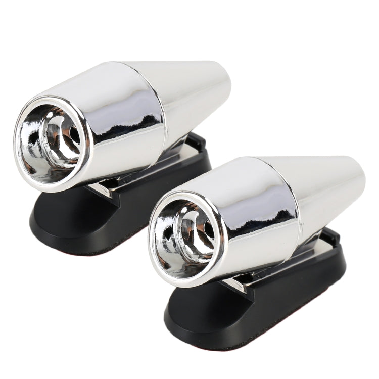 Car ABS Deer Alert Sound Alarm Ultrasonic Wind Power Animal Repeller(Black Silver) - Others by PMC TechLife | Online Shopping South Africa | PMC TechLife | Buy Now Pay Later Mobicred