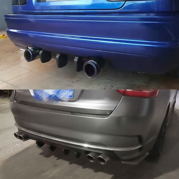 Universal Car-styling Carbon Fiber Texture Plastic Rear Spat Valance Lip - Decorative Strip by PMC TechLife | Online Shopping South Africa | PMC TechLife | Buy Now Pay Later Mobicred