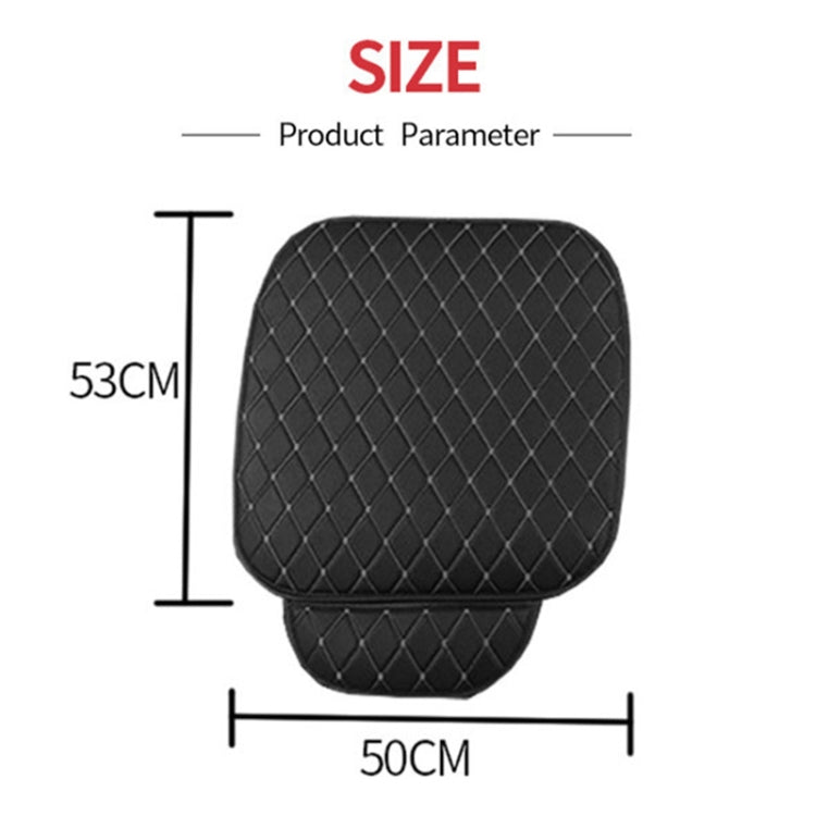 Car Seat Cushion Universal Simple Seat Cover Anti-slip Mat Auto Accessories (Beige) - Seat Accessories by PMC TechLife | Online Shopping South Africa | PMC TechLife | Buy Now Pay Later Mobicred