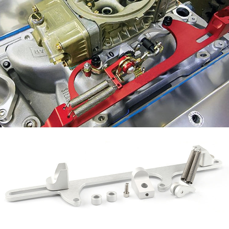 Car Modification Accessories Aluminum Alloy 4500 Series Cable Base Throttle Bracket Throttle Valve Cable(Silver) - Engine Fittings by PMC TechLife | Online Shopping South Africa | PMC TechLife | Buy Now Pay Later Mobicred