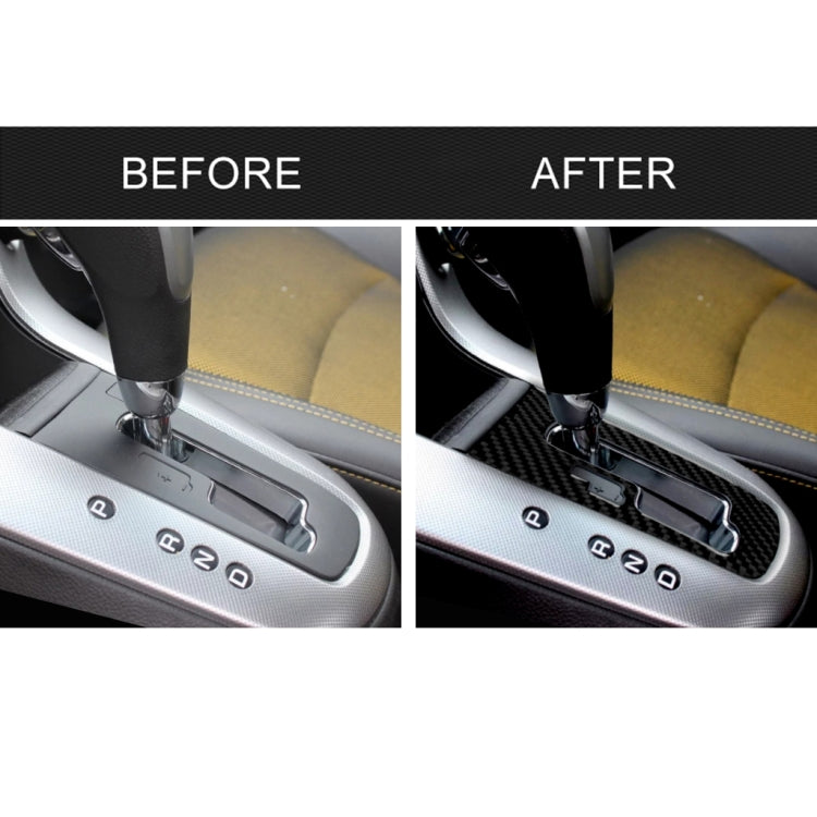 Car Carbon Fiber Center Control Gear Shift Position Panel Decorative Sticker for Chevrolet Cruze 2009-2015, Left and Right Drive Universal - Car Interior Mouldings by PMC TechLife | Online Shopping South Africa | PMC TechLife | Buy Now Pay Later Mobicred