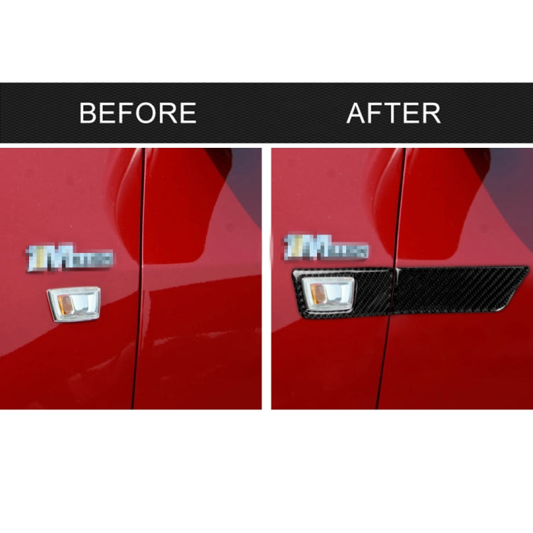 4 in 1 Car Carbon Fiber Turn Light Panel Decorative Sticker for Chevrolet Cruze 2009-2015, Left and Right Drive Universal - Car Interior Mouldings by PMC TechLife | Online Shopping South Africa | PMC TechLife | Buy Now Pay Later Mobicred