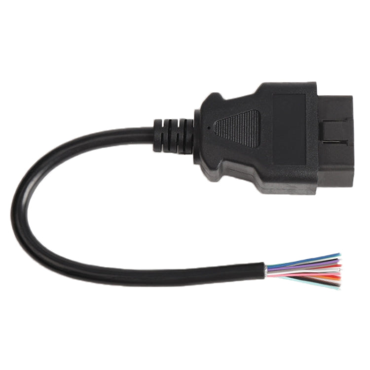 16PIN Male OBD Cable Opening Line OBD 2 Extension Cable for Car Diagnostic Scanner, Cable Length: 30cm - Cables & Connectors by PMC TechLife | Online Shopping South Africa | PMC TechLife | Buy Now Pay Later Mobicred