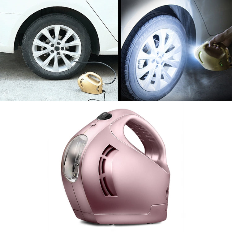 DC 12V 100W Four In One Portable  Car Tire Pump Inflatable Pump(Rose Gold) - Inflatable Pump by PMC TechLife | Online Shopping South Africa | PMC TechLife