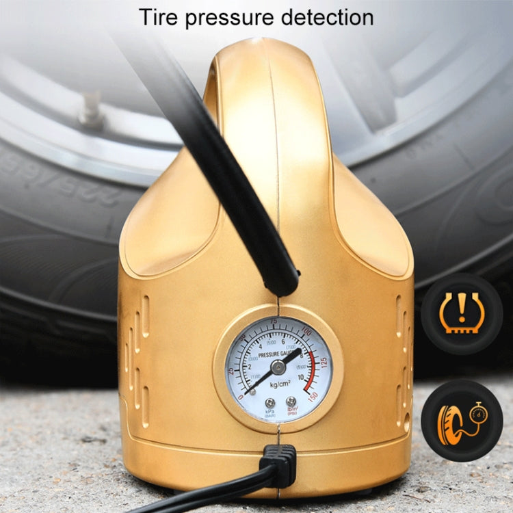 DC 12V 100W Four In One Portable  Car Tire Pump Inflatable Pump(Rose Gold) - Inflatable Pump by PMC TechLife | Online Shopping South Africa | PMC TechLife