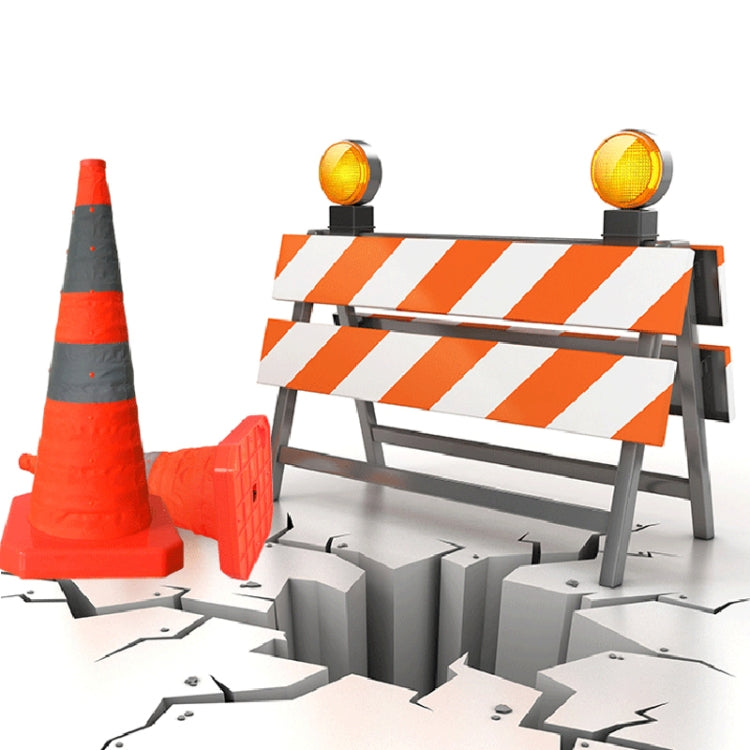 Lift Road Safety Road Cones with Warning Light Height: 70cm - Reflective Material by PMC TechLife | Online Shopping South Africa | PMC TechLife | Buy Now Pay Later Mobicred