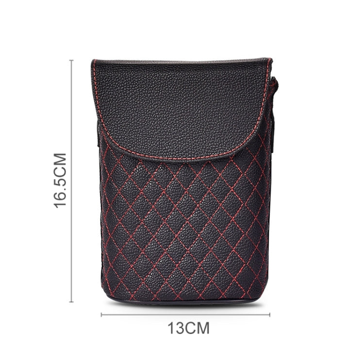 Car Back Seat Hook Garbage Can Car Storage Box (Beige) - Seat Accessories by PMC Jewellery | Online Shopping South Africa | PMC Jewellery | Buy Now Pay Later Mobicred