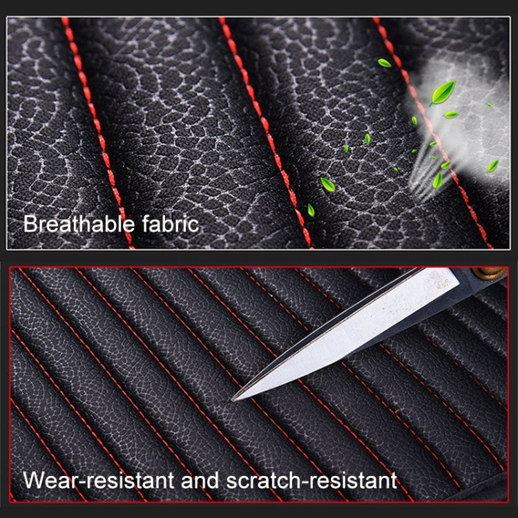 3 in 1 Car Seat Cushion Free Binding Half Inclusive Seat Mat Set (Black) - Seat Accessories by PMC TechLife | Online Shopping South Africa | PMC TechLife | Buy Now Pay Later Mobicred