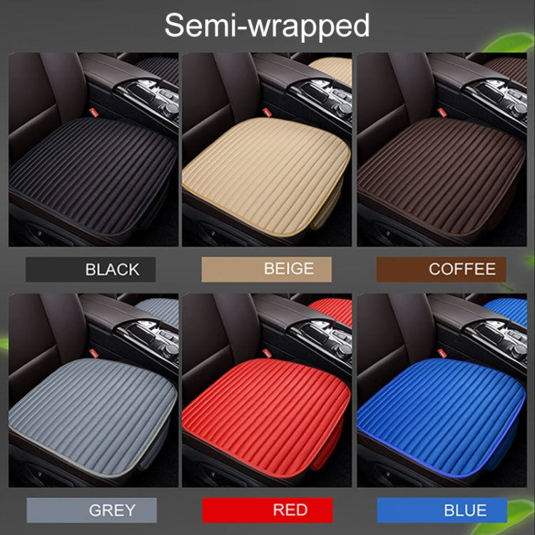 3 in 1 Car Seat Cushion Free Binding Half Inclusive Seat Mat Set (Grey) - Seat Accessories by PMC TechLife | Online Shopping South Africa | PMC TechLife | Buy Now Pay Later Mobicred