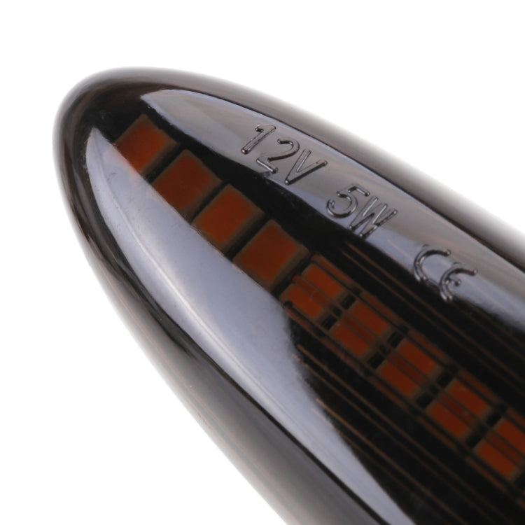 2 PCS DC12V / 5W Car LED Dynamic Blinker Side Lights Flowing Water Turn Signal Light for Lexus, Amber Light (Black) - free shipping - PMC TechLife - Order now!