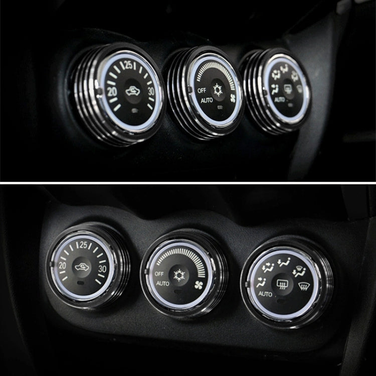 Car Metal Air Conditioner Knob Case for Mitsubishi ASX (Black) - Decoration Rings by PMC TechLife | Online Shopping South Africa | PMC TechLife | Buy Now Pay Later Mobicred