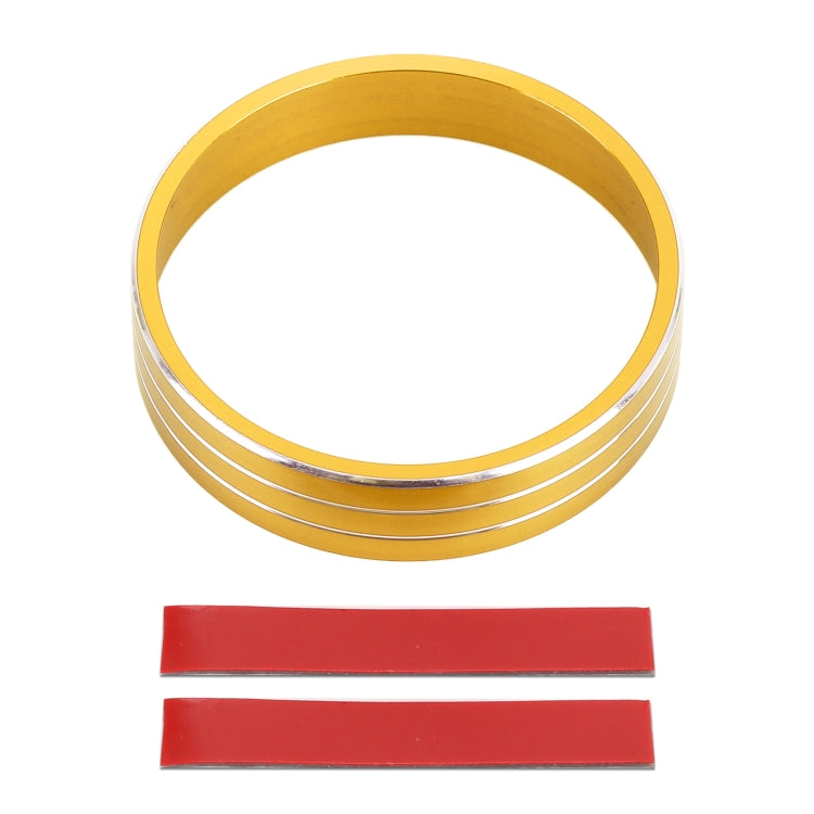 Car Metal Air Conditioner Knob Case for Mitsubishi ASX (Gold) - Decoration Rings by PMC TechLife | Online Shopping South Africa | PMC TechLife | Buy Now Pay Later Mobicred