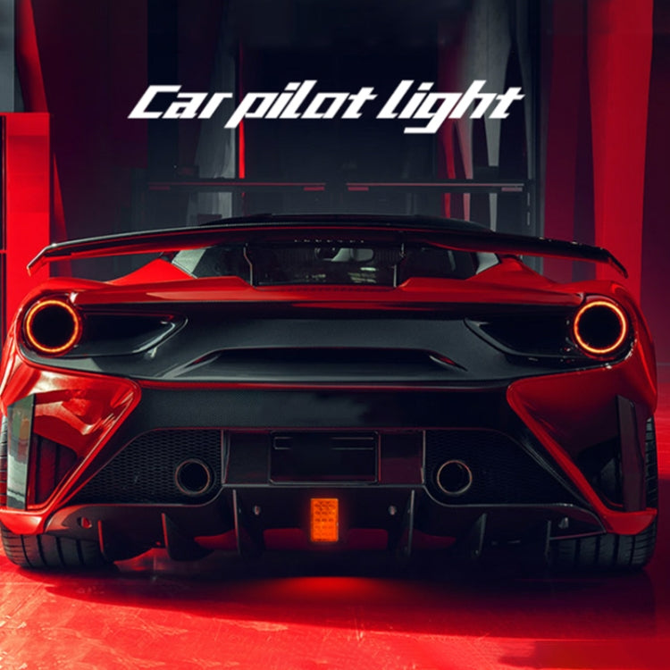 DC12V 1W Car Square Highlight Brake Lights Reversing Light with 15LEDs SMD-3528 (Black) - Brake Lights by PMC TechLife | Online Shopping South Africa | PMC TechLife