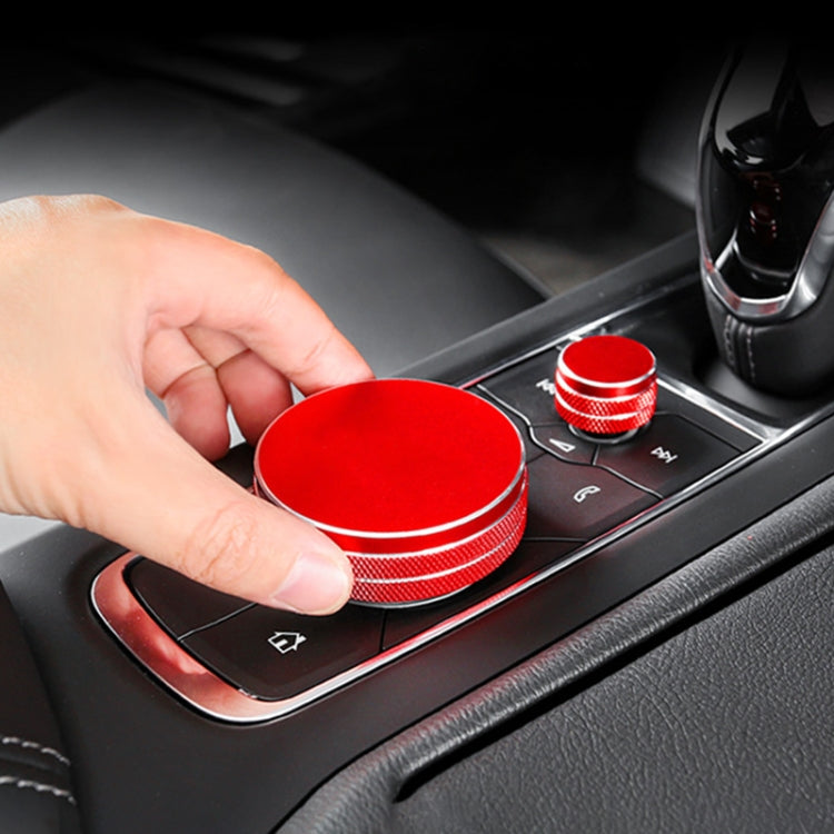 2 PCS Car Metal Central Control Knob Case for Cadillac (Black) - Decoration Rings by PMC TechLife | Online Shopping South Africa | PMC TechLife | Buy Now Pay Later Mobicred