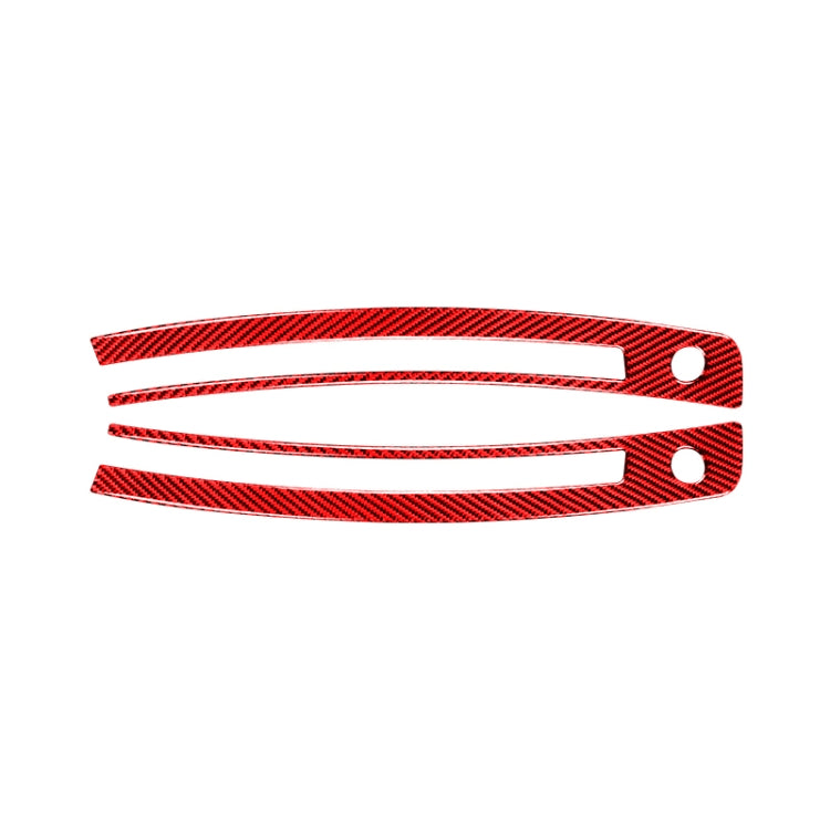 Car Carbon Fiber Central Control Instrument Air Outlet Decorative Sticker for Subaru BRZ / Toyota 86 2013-2020, Left and Right Drive Universal (Red) - Car Interior Mouldings by PMC TechLife | Online Shopping South Africa | PMC TechLife | Buy Now Pay Later Mobicred