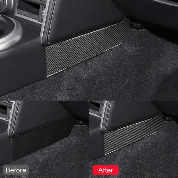 Car Carbon Fiber Central Control Side Gear Position Decorative Sticker for Subaru BRZ / Toyota 86 2013-2020, Left and Right Drive Universal (Black) - Car Interior Mouldings by PMC TechLife | Online Shopping South Africa | PMC TechLife | Buy Now Pay Later Mobicred