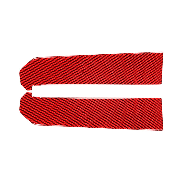 Car Carbon Fiber Central Control Side Gear Position Decorative Sticker for Subaru BRZ / Toyota 86 2013-2020, Left and Right Drive Universal (Red) - Car Interior Mouldings by PMC TechLife | Online Shopping South Africa | PMC TechLife | Buy Now Pay Later Mobicred