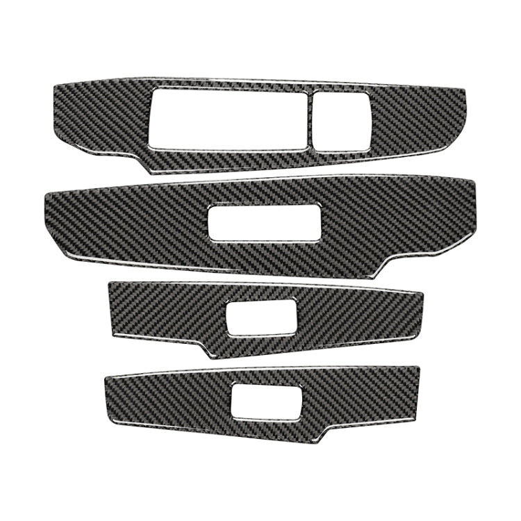 Car Carbon Fiber Window Glass Lifting Panel Button Decorative Sticker for Lexus IS250 2013-, Left Drive A Style - Car Interior Mouldings by PMC TechLife | Online Shopping South Africa | PMC TechLife | Buy Now Pay Later Mobicred