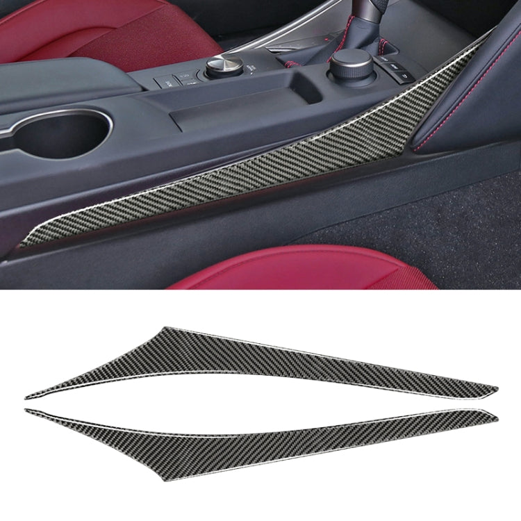 Car Carbon Fiber Gear Position Side Decorative Strip for Lexus IS250 2013-, Left Drive - Car Interior Mouldings by PMC TechLife | Online Shopping South Africa | PMC TechLife | Buy Now Pay Later Mobicred