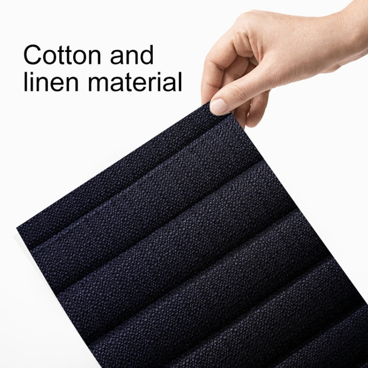 Car Four Seasons Linen Fabric Front Seat Cushion (Wine Red) - Seat Accessories by PMC Jewellery | Online Shopping South Africa | PMC Jewellery | Buy Now Pay Later Mobicred