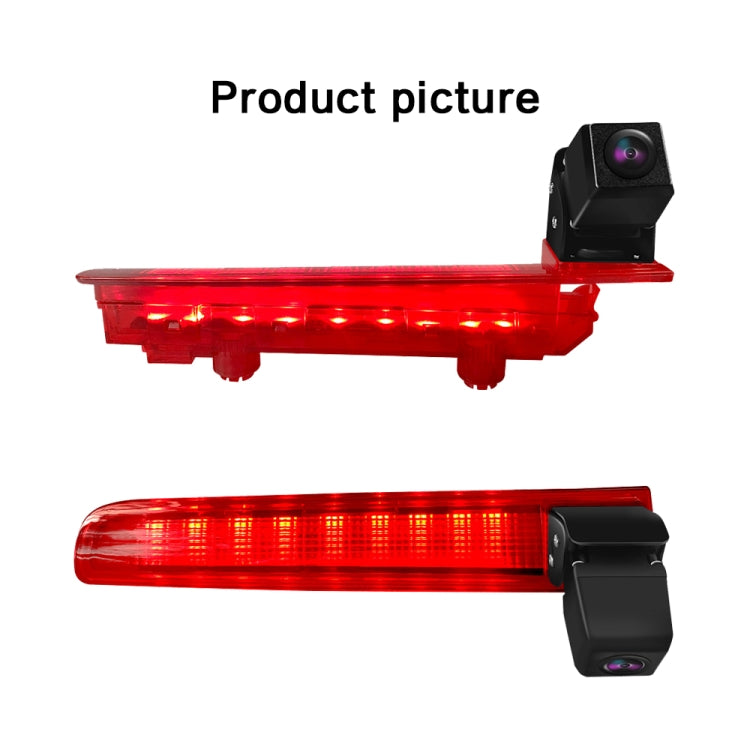 PZ470 Car Waterproof 170 Degree Brake Light View Camera + 7 inch Rearview Monitor for Volkswagen T5 / T6 2010-2017 - Rear View Cameras by PMC TechLife | Online Shopping South Africa | PMC TechLife | Buy Now Pay Later Mobicred