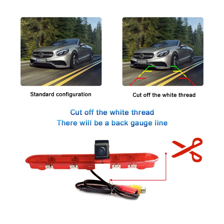 PZ471 Car Waterproof 170 Degree Brake Light View Camera for Citroen / Peugeot / Toyota - Rear View Cameras by PMC TechLife | Online Shopping South Africa | PMC TechLife | Buy Now Pay Later Mobicred