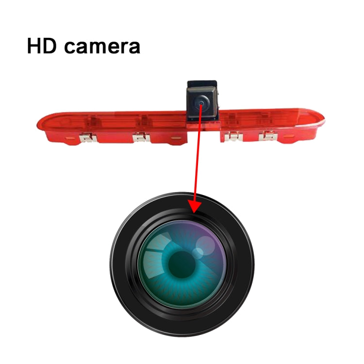 PZ471 Car Waterproof 170 Degree Brake Light View Camera + 7 inch Rearview Monitor for Citroen / Peugeot / Toyota - Rear View Cameras by PMC TechLife | Online Shopping South Africa | PMC TechLife | Buy Now Pay Later Mobicred