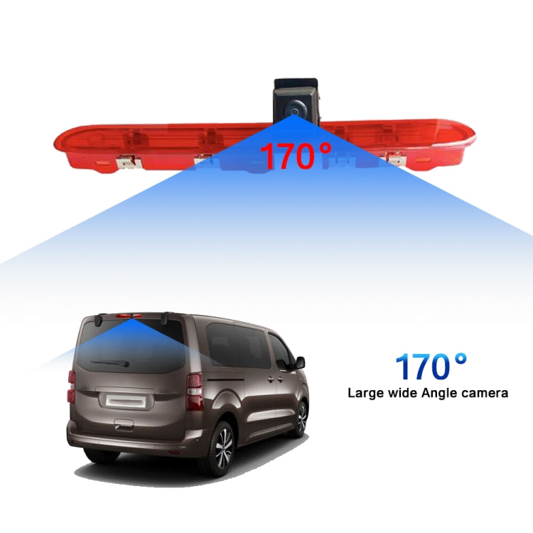 PZ471 Car Waterproof 170 Degree Brake Light View Camera + 7 inch Rearview Monitor for Citroen / Peugeot / Toyota - Rear View Cameras by PMC TechLife | Online Shopping South Africa | PMC TechLife | Buy Now Pay Later Mobicred