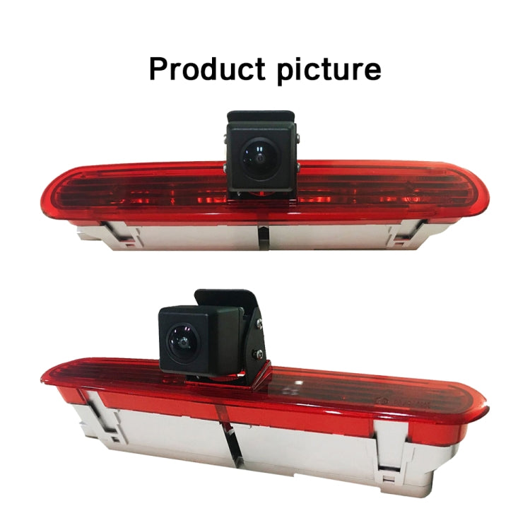PZ472 Car Waterproof 170 Degree Brake Light View Camera + 7 inch Rearview Monitor for Fiat / Opel - Rear View Cameras by PMC TechLife | Online Shopping South Africa | PMC TechLife | Buy Now Pay Later Mobicred