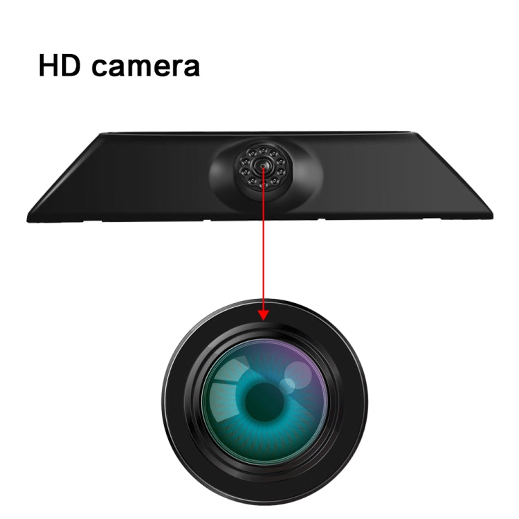 PZ474 Car Waterproof 170 Degree Brake Light View Camera + 7 inch Rearview Monitor for Iveco Daily 4 Gen - Rear View Cameras by PMC TechLife | Online Shopping South Africa | PMC TechLife | Buy Now Pay Later Mobicred