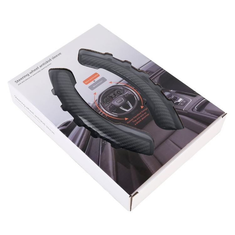 Car Steering Wheel Booster Wheel Spinner Knob Cover (Carbon Fiber Black) - Steering Wheel Accessories by PMC TechLife | Online Shopping South Africa | PMC TechLife | Buy Now Pay Later Mobicred