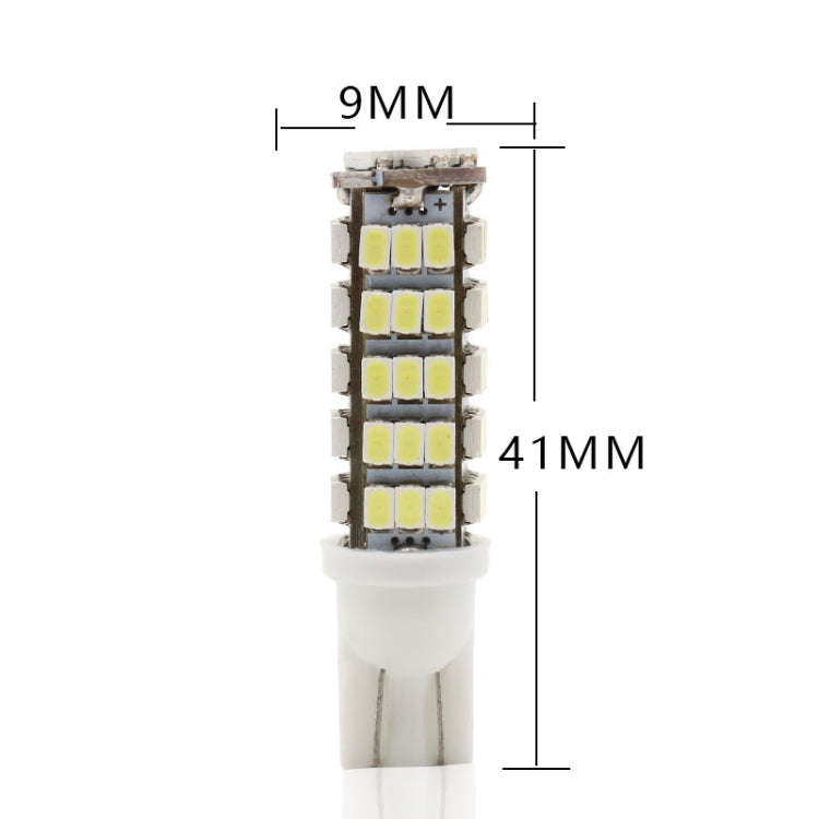 10 PCS T10 DC12V / 1.5W / 6500K / 75LM Car Clearance Lights Reading Lamp with 68LEDs SMD-3020 Lamp Beads - Brake Lights by PMC TechLife | Online Shopping South Africa | PMC TechLife | Buy Now Pay Later Mobicred