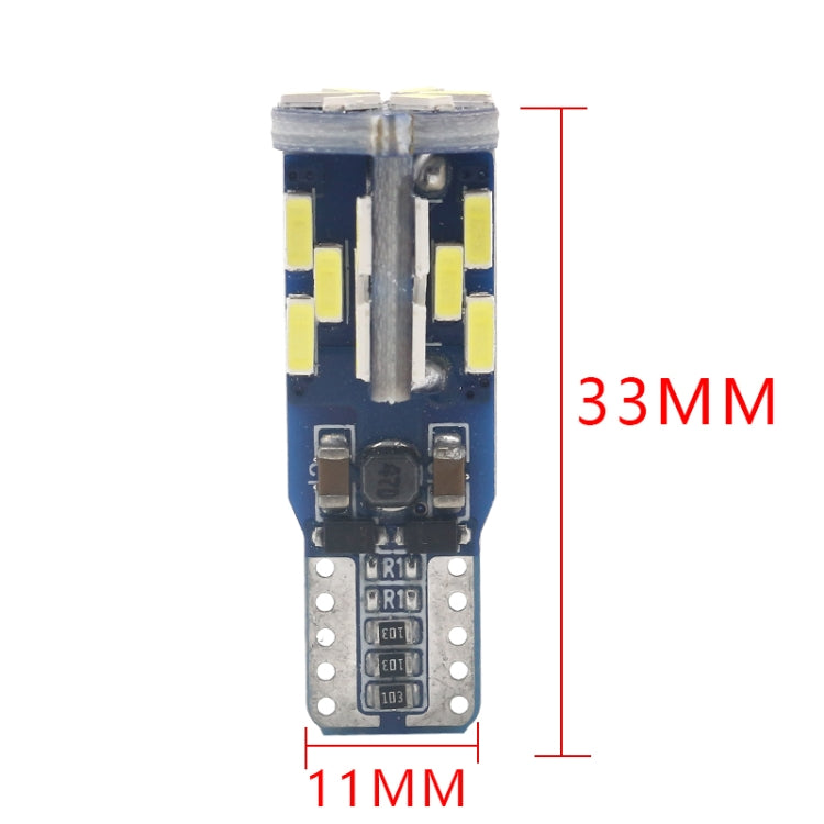 10 PCS T10 DC12V / 3W / 6000K / 180LM Car Canbus Decoding LED Clearance Lights with 30LEDs SMD-4041 Lamp Beads - Brake Lights by PMC TechLife | Online Shopping South Africa | PMC TechLife | Buy Now Pay Later Mobicred