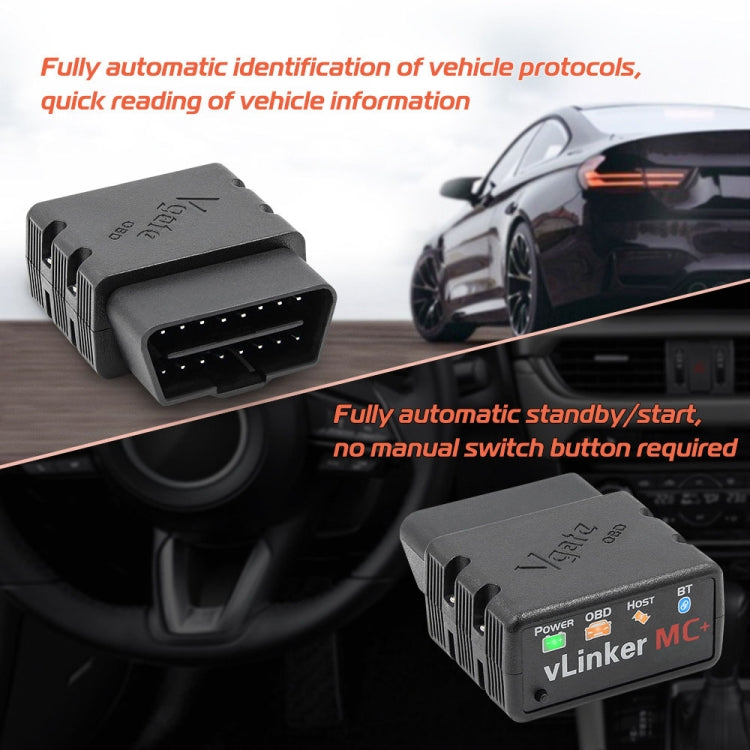 Vgate VLINKER MC+ V2.2 Bluetooth 4.0 Car OBD Fault Diagnosis Detector - free shipping - PMC TechLife - Order now!