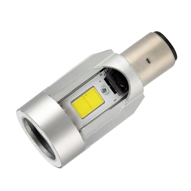 BA20D DC12-80V / 20W / 6000K / 2000LM Motorcycle Headlight with Angel Eyes (Blue) - Headlights by PMC Jewellery | Online Shopping South Africa | PMC Jewellery | Buy Now Pay Later Mobicred