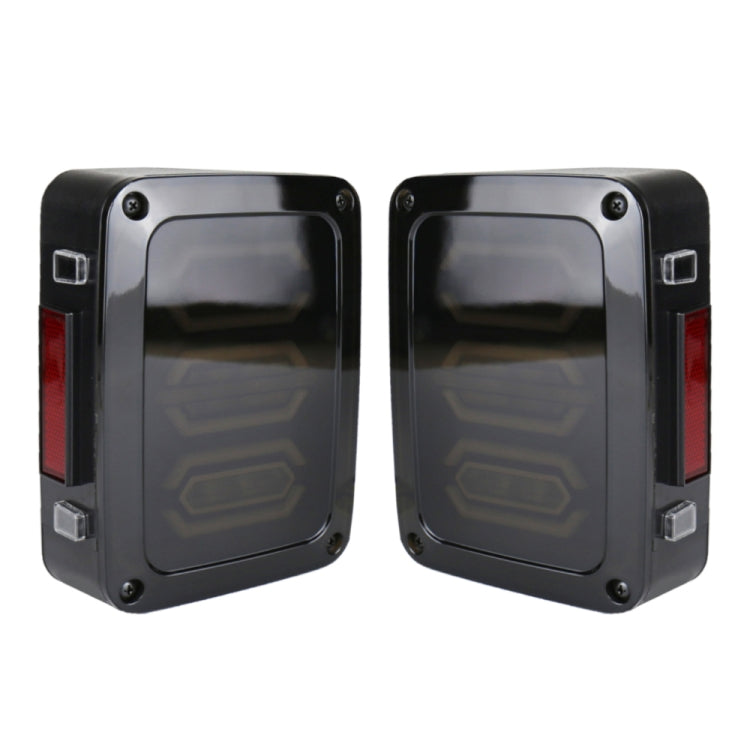 1 Pair 15W DC 12V IP67 4 in 1 Car LED Tail Lights / Driving Lights / Brake Lights/Turn Reverse, US Version - Brake Lights by PMC TechLife | Online Shopping South Africa | PMC TechLife | Buy Now Pay Later Mobicred