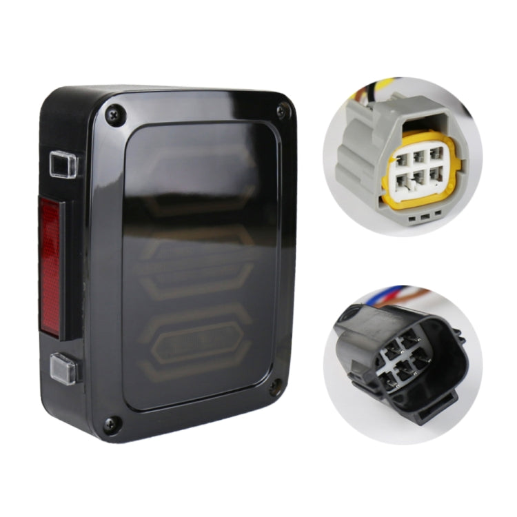 1 Pair 15W DC 12V IP67 4 in 1 Car LED Tail Lights / Driving Lights / Brake Lights/Turn Reverse, US Version - Brake Lights by PMC TechLife | Online Shopping South Africa | PMC TechLife | Buy Now Pay Later Mobicred