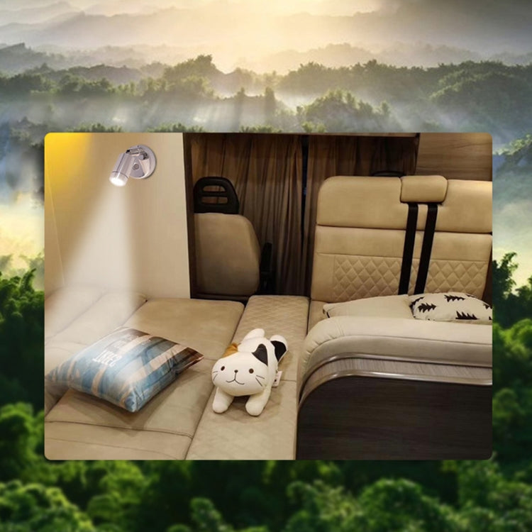 RV 10-30V Multi-functional Reading Light with Touch Switch, Style: Straight Hose - Instrument Lights by PMC TechLife | Online Shopping South Africa | PMC TechLife | Buy Now Pay Later Mobicred