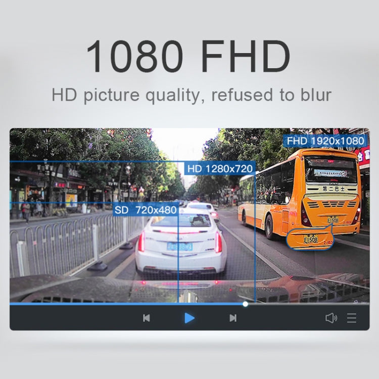 G30 2.2 inch Car 480P Single Recording Driving Recorder DVR Support Parking Monitoring / Loop Recording - Car DVRs by PMC TechLife | Online Shopping South Africa | PMC TechLife | Buy Now Pay Later Mobicred