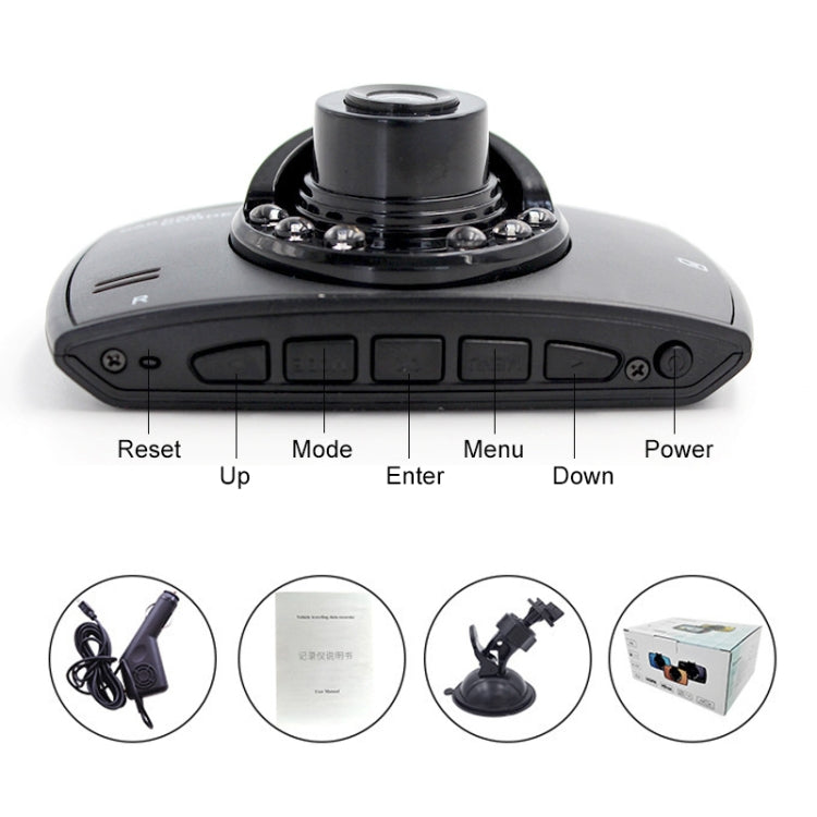 G30 2.4 inch Car 480P Single Recording Driving Recorder DVR Support Parking Monitoring / Loop Recording - Car DVRs by PMC TechLife | Online Shopping South Africa | PMC TechLife | Buy Now Pay Later Mobicred