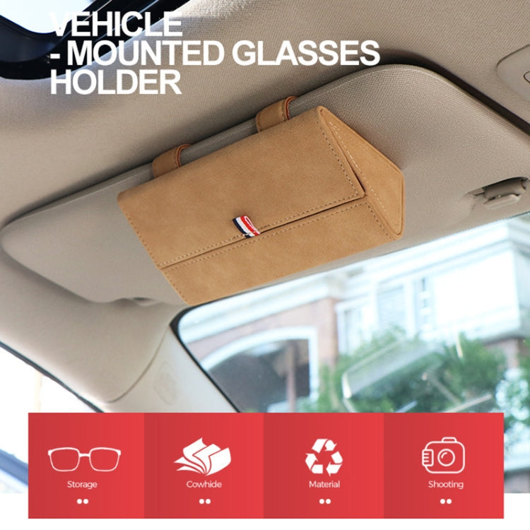 530 Car Glasses Storage Bag Glasses Box (Black) - Sunglasses & Glasses Clips by PMC Jewellery | Online Shopping South Africa | PMC Jewellery | Buy Now Pay Later Mobicred