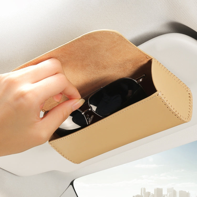 533 Car Glasses Storage Bag Glasses Box (Grey) - Sunglasses & Glasses Clips by PMC Jewellery | Online Shopping South Africa | PMC Jewellery | Buy Now Pay Later Mobicred