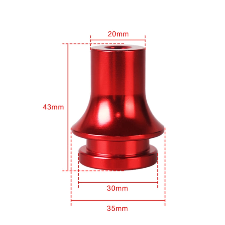 Car Gear Head Adapter Gear Lever Base Connector Stopper M12x1.25 with 3 Copper Adapter (Red) - Shift Knob by PMC TechLife | Online Shopping South Africa | PMC TechLife | Buy Now Pay Later Mobicred