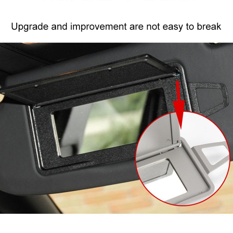 Car Front Row Right Sun Visor Makeup Mirror for Mercedes-Benz S Class W220 1998-2005, Left and Right Drive Universal (Grey) - Interior Mirrors by PMC TechLife | Online Shopping South Africa | PMC TechLife | Buy Now Pay Later Mobicred