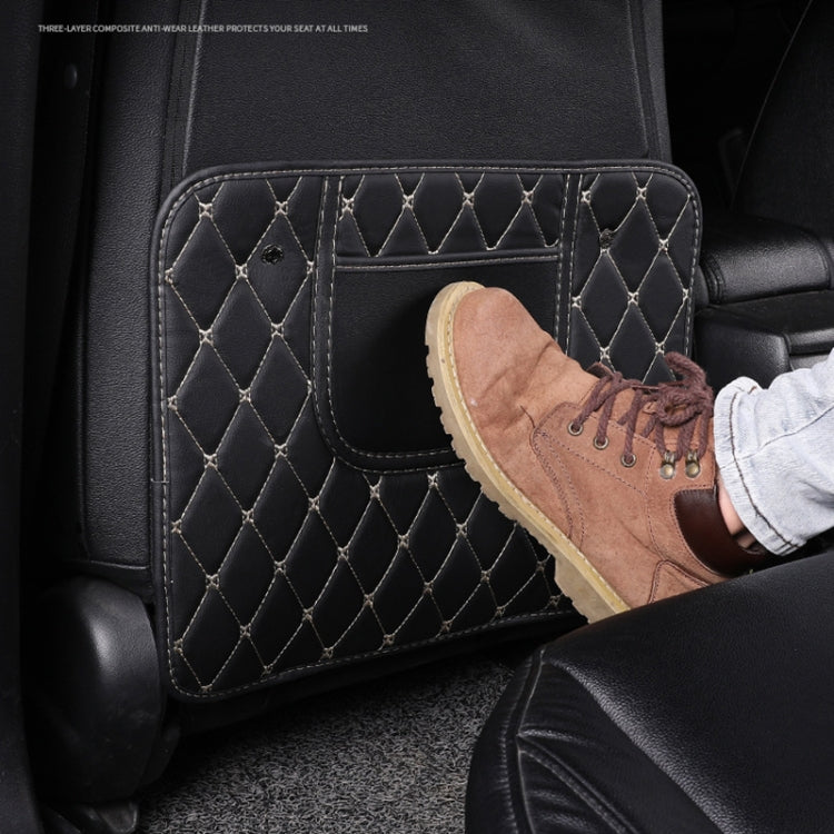 Car Half-inclusive Seat Back Anti-kick Mat Rear Anti-dirty Pad  Small Size - Seat Accessories by PMC TechLife | Online Shopping South Africa | PMC TechLife | Buy Now Pay Later Mobicred