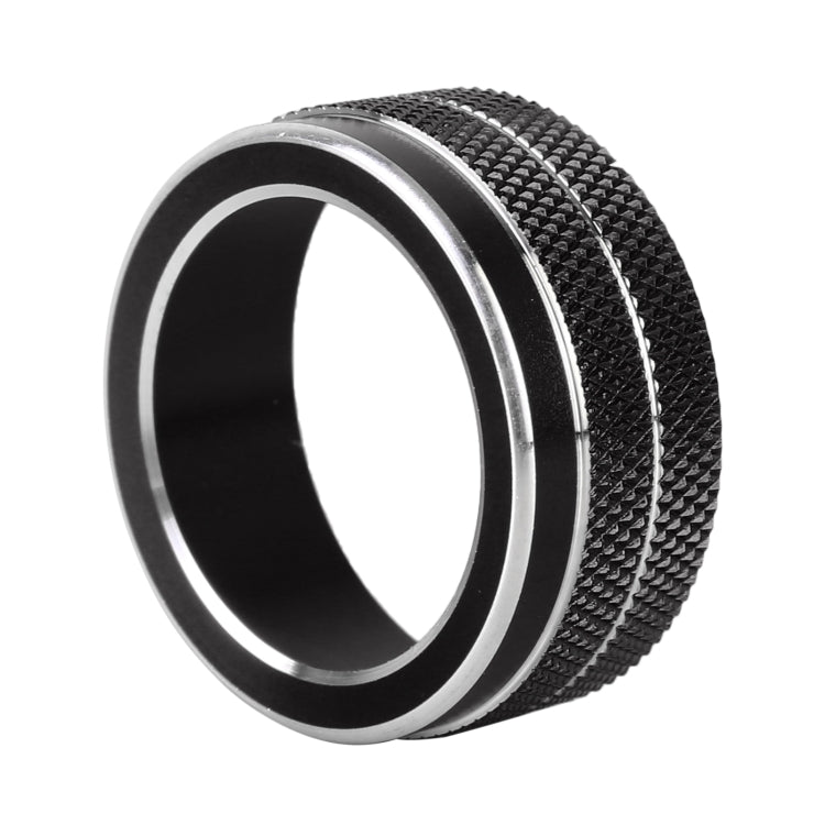 2 PCS Car Metal Air Conditioner Knob Case for Toyota Corolla / Levin / Allion / Yaris 2019-2021 (Black) - Decoration Rings by PMC TechLife | Online Shopping South Africa | PMC TechLife | Buy Now Pay Later Mobicred
