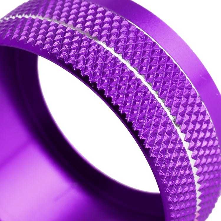2 PCS Car Metal Air Conditioner Knob Case for Toyota Corolla / Levin / Allion / Yaris 2019-2021 (Purple) - Decoration Rings by PMC TechLife | Online Shopping South Africa | PMC TechLife | Buy Now Pay Later Mobicred