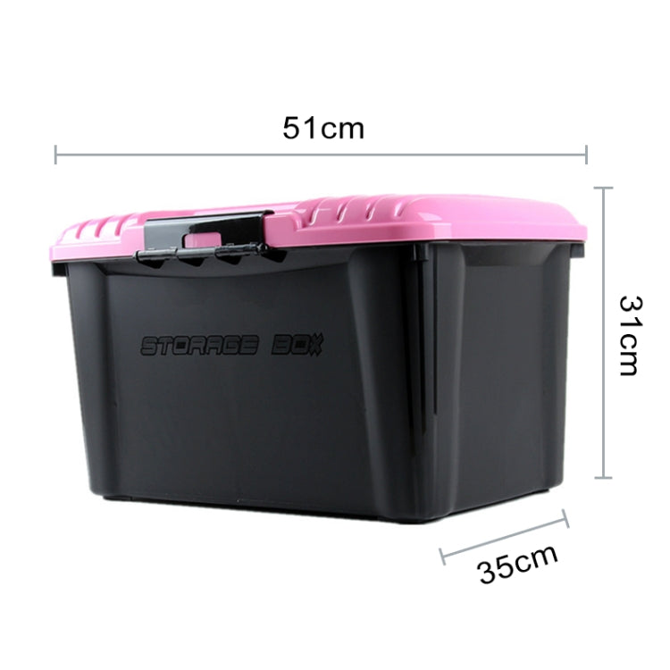 3R-2002 Car / Household Storage Box Sealed Box, Capacity: 40L(Pink) - free shipping - PMC TechLife - Order now!