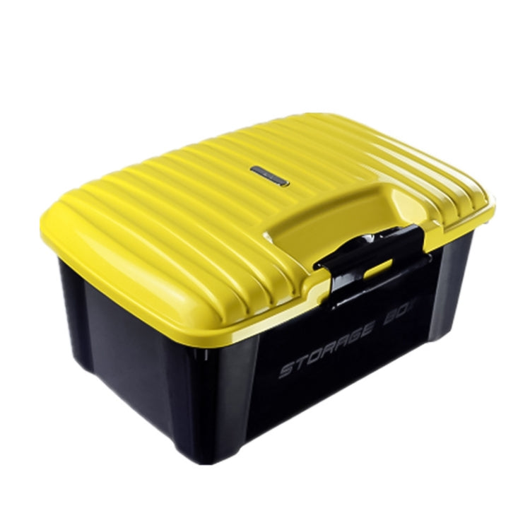 3R-2002 Car / Household Storage Box Sealed Box, Capacity: 40L(Yellow) - Stowing Tidying by 3R | Online Shopping South Africa | PMC TechLife | Buy Now Pay Later Mobicred